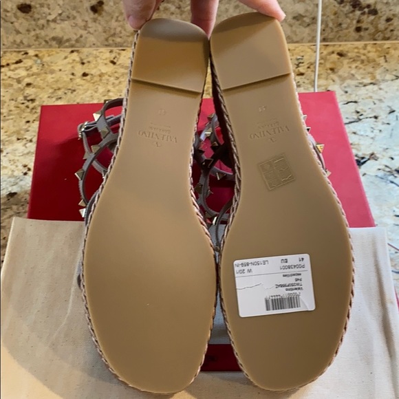 Gorgeous Valentino Leather Espadrille wedge sandal - Picture 7 of 17
